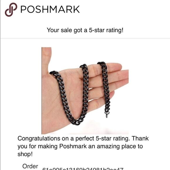 Men’s 15MM Long Cuban Black Stainless Necklace - Picture 8 of 9